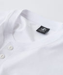 【BRKNHOME/ブロークンホーム】×【ZERO STAIN/ゼロステイン】コラボ ７分袖 ヘンリーネック Ｔシャツ ❘ジーンズメイト公式オンラインショップ