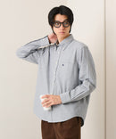 【POLO BCS/ポロビーシーエス】【カジュアル定番のオックスを王道のボタンダウンスタイルに！】ヘビーオックスボタンダウンシャツ レギュラーフィット ワンポイント刺繍 背面ボックスプリーツ ベーシック シンプル ユニセックス
