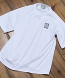 【OUTDOOR EXCHANGE/アウトドアエクスチェンジ】×【ZERO STAIN/ゼロステイン】コラボ ラグランスリーブ Tシャツ ホワイト ❘ジーンズメイト公式オンラインショップ