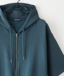 接触冷感 COOLスムース5分袖パーカー 【BLUE STANDARD/ブルースタンダード】