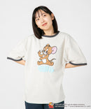 TOM AND JERRY トムとジェリー Tシャツ オリジナルデザイン ジェリー タフィー ドロップショルダー ビッグシルエット ユニセックス キャラクター ❘ジーンズメイト公式オンラインショップ