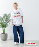 『グレムリン』 オリジナルデザイン 刺繍 Tシャツ ギズモ ドロップショルダー ビッグシルエット ユニセックス キャラクター