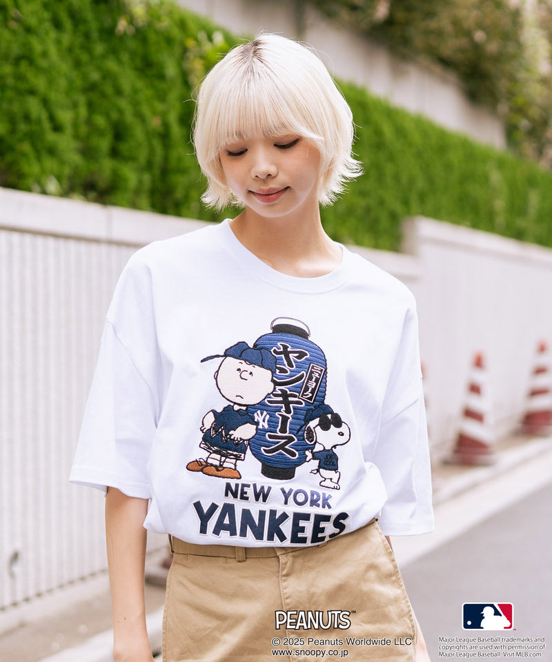 【PEANUTS×MLB】オリジナルデザイン 和柄Ｔシャツ ドジャース ヤンキース カブス スーベニア