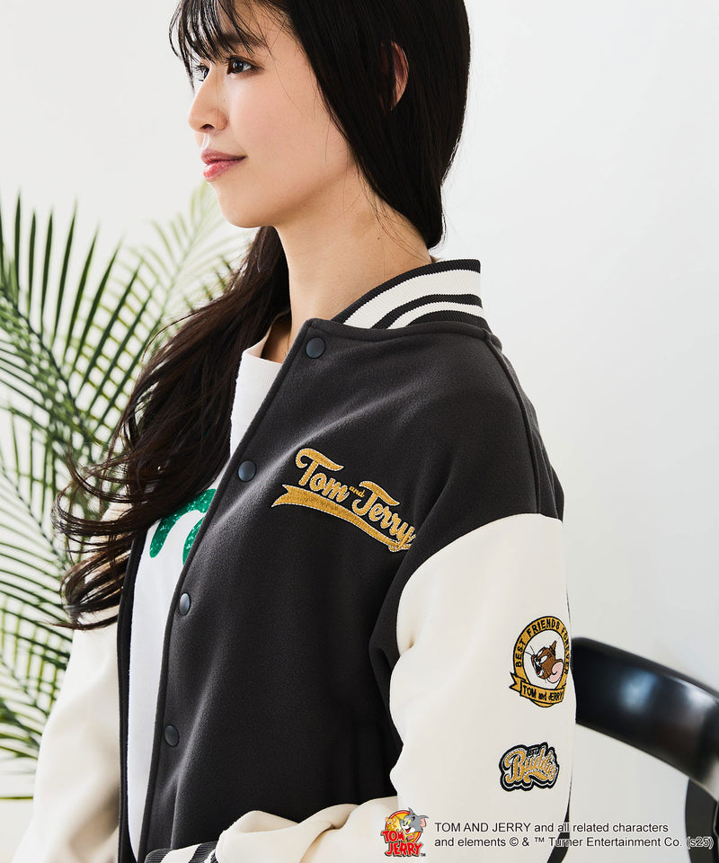 【TOM&JERRY/トムとジェリー】フリースボンディングスタジャン