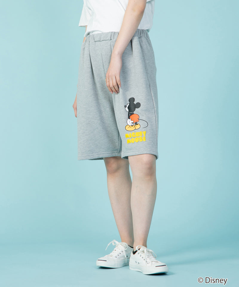 【DISNEY ディズニー】 ＜ミッキー＞別注 ミニ 裏毛  ショートパンツ OUTDOOR PRODUCTS アウトドア プロダクツ