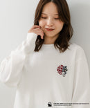 【CONVERSE/コンバース】×【TOM AND JERRY/トムとジェリー】オーバーサイズ プリント スウェットトレーナー