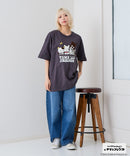 【タマ＆フレンズ～うちのタマ知りませんか？】オリジナルデザインTシャツ バイキンくん 刺繍 ドロップショルダー ユニセックス