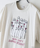 【ムーミン】 【綿100%のしっかりした生地】オリジナルデザイン キャラクター刺繍Tシャツ リトルミイ ニョロニョロ 大人カジュアル ユニセックス