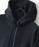 【HANES/ヘインズ】【スタンダードフィットで着る人を選ばない】Hanes SWEATS KURO スウェットフーディー 綿100% タグレス仕様 フード部二重仕立て ユニセックス