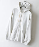 【HANES/ヘインズ】【スタンダードフィットで着る人を選ばない】Hanes SWEATS SHIRO スウェットジップアップフーディー 綿100% タグレス仕様 フード部二重仕立て ユニセックス