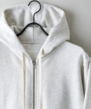 【HANES/ヘインズ】【スタンダードフィットで着る人を選ばない】Hanes SWEATS SHIRO スウェットジップアップフーディー 綿100% タグレス仕様 フード部二重仕立て ユニセックス