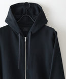 【HANES/ヘインズ】【スタンダードフィットで着る人を選ばない】Hanes SWEATS KURO スウェットジップアップフーディー 綿100% タグレス仕様 フード部二重仕立て ユニセックス ブラック ❘ジーンズメイト公式オンラインショップ