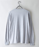 【HANES/ヘインズ】【ニオイの発生を抑制する「Fresh IQ（フレッシュ アイキュー）」加工により1日中快適】Hanes Originals 1P クルーネックロングスリーブＴシャツ 高機能インナー 裾ピスネーム リングスパン糸 チューブボディ タグレス仕様 ユニセックス