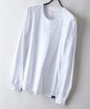 【HANES/ヘインズ】【ニオイの発生を抑制する「Fresh IQ（フレッシュ アイキュー）」加工により1日中快適】Hanes Originals 1P クルーネックロングスリーブＴシャツ 高機能インナー 裾ピスネーム リングスパン糸 チューブボディ タグレス仕様 ユニセックス