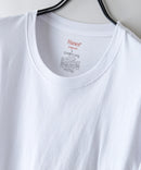 【HANES/ヘインズ】【ニオイの発生を抑制する「Fresh IQ（フレッシュ アイキュー）」加工により1日中快適】Hanes Originals 1P クルーネックロングスリーブＴシャツ 高機能インナー 裾ピスネーム リングスパン糸 チューブボディ タグレス仕様 ユニセックス
