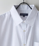 【BLUE STANDARD/ブルースタンダード】【涼しくさらさらな肌ざわりの綿麻シャツ】コットンリネンミックス レギュラーカラーシャツ リラックスフィット 無地 ストライプ 通気性 清涼感 吸水速乾 紫外線対策 羽織り