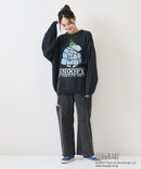 【SEQUENZ/シークエンズ】TP C/N KNIT/スヌーピー ニット クルーネック ワイドシルエット ジャガード