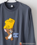 TOM AND JERRY トムとジェリー ロンT オリジナルデザイン ジェリー タフィー ドロップショルダー ビッグシルエット ユニセックス