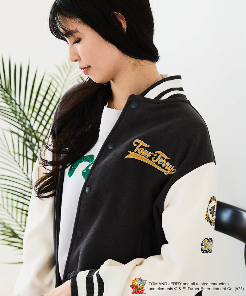 【TOM&JERRY/トムとジェリー】フリースボンディングスタジャン