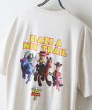 【TOY STORY/トイ・ストーリー】【限定オリジナルデザイン】半袖Tシャツ 綿100% ドロップショルダー ワンポイント バックプリント ディズニー ピクサー キャラクター クルーネック Disney ユニセックス