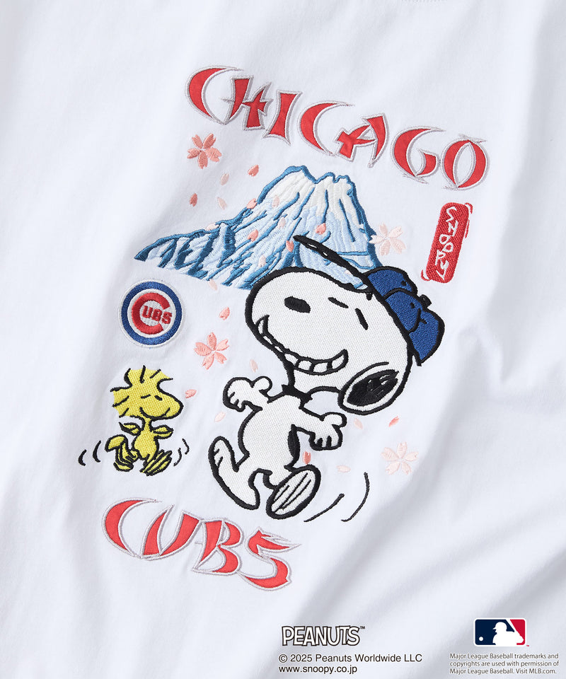 【PEANUTS×MLB】オリジナルデザイン 和柄Ｔシャツ ドジャース ヤンキース カブス スーベニア