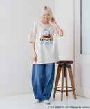【SANRIO CHARACTERS/サンリオキャラクターズ】オリジナルデザインＴシャツ 刺繍 ドロップショルダー ユニセックス ❘ジーンズメイト公式オンラインショップ