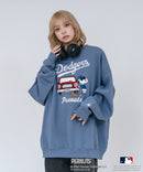 【PEANUTS/ピーナッツ】【ユニセックスデザインでリンクコーデにも◎】MLB×PEANUTS 裏起毛トレーナー 保温 キャラクター ドジャース ヤンキース パイレーツ ❘ジーンズメイト公式オンラインショップ
