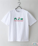 【はらぺこあおむし/The Very Hungry Caterpillar】【コットン100%のしっかりした生地 ドロップショルダー】オリジナルデザイン 刺繍Tシャツ エリック・カール 絵本 キャラクター グッズ ユニセックス