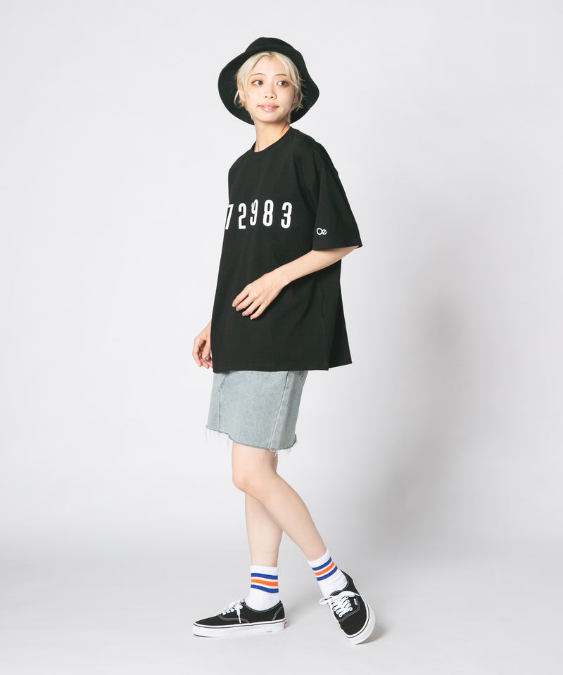 リラックス オリジン ナンバリング プリントTシャツ UVカットOUTDOOR EXCHANGE