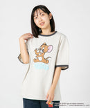 TOM AND JERRY トムとジェリー Tシャツ オリジナルデザイン ジェリー タフィー ドロップショルダー ビッグシルエット ユニセックス キャラクター ❘ジーンズメイト公式オンラインショップ
