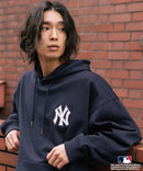 【MLB/メジャーリーグベースボール】裏起毛 バックロゴ フーディー プルオーバーパーカー