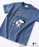 【PEANUTS×MLB】オリジナルデザイン KIDS Ｔシャツ ヤンキース ドジャース カブス 130 140 150 160 キャラクター 親子お揃いコーデ zo