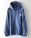 【PEANUTS/ピーナッツ】【ユニセックスデザインでリンクコーデにも◎】MLB×PEANUTS 裏起毛ジップパーカー 保温 キャラクター ドジャース ヤンキース ホワイトソックス