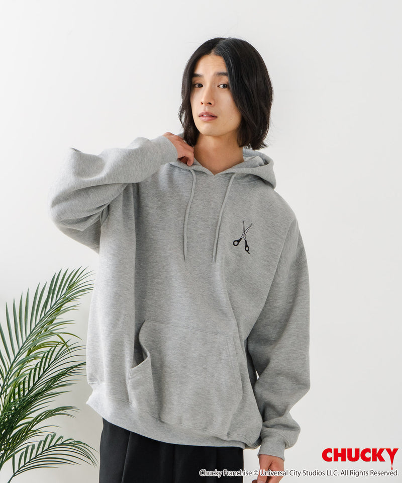 【CHUCKY/チャッキー】オリジナルデザイン 裏起毛パーカー フーディー CHUCKY チャッキー ティファニー