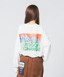 サンセットマウンテン バックロゴ ロンT OUTDOOR EXCHANGE アウトドアエクスチェンジ