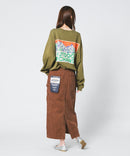 サンセットマウンテン バックロゴ ロンT OUTDOOR EXCHANGE アウトドアエクスチェンジ