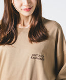 サンセットマウンテン バックロゴ ロンT OUTDOOR EXCHANGE アウトドアエクスチェンジ