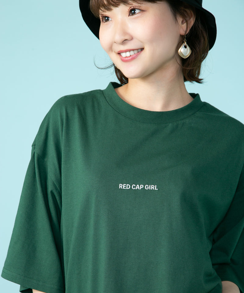 【UNIIT × RED CAP GIRL】 バック プリント ビッグ Tシャツ