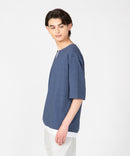 汗染み 目立ちにくい フェイク レイヤード 重ね着風 BIG キーネック Tシャツ ZERO STAIN ゼロステイン 防汚 UVカット 撥水 ❘ジーンズメイト公式オンラインショップ