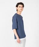 汗染み 目立ちにくい フェイク レイヤード 重ね着風 BIG キーネック Tシャツ ZERO STAIN ゼロステイン 防汚 UVカット 撥水 ❘ジーンズメイト公式オンラインショップ