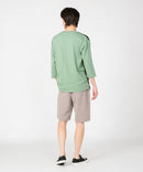 汗染み 目立ちにくい 切替 デザイン BIG 7分袖 Tシャツ ZERO STAIN ゼロステイン 防汚 UVカット 撥水 ❘ジーンズメイト公式オンラインショップ