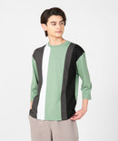 汗染み 目立ちにくい 切替 デザイン BIG 7分袖 Tシャツ ZERO STAIN ゼロステイン 防汚 UVカット 撥水 ❘ジーンズメイト公式オンラインショップ