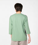 汗染み 目立ちにくい 切替 デザイン BIG 7分袖 Tシャツ ZERO STAIN ゼロステイン 防汚 UVカット 撥水 ❘ジーンズメイト公式オンラインショップ