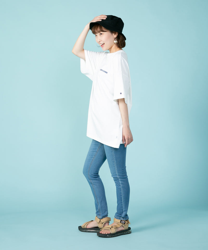 天竺 バックプリント BIG Tシャツ CONVERSE コンバース