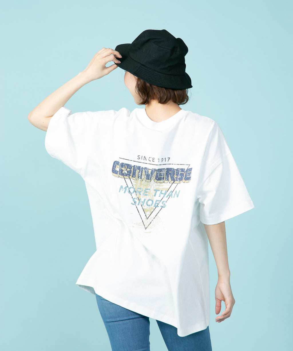 天竺 バックプリント BIG Tシャツ CONVERSE コンバース