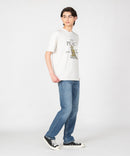 汗染み 目立ちにくい アニマル プリント Tシャツ ZERO STAIN ゼロステイン 防汚 UVカット 撥水 ❘ジーンズメイト公式オンラインショップ
