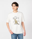 汗染み 目立ちにくい アニマル プリント Tシャツ ZERO STAIN ゼロステイン 防汚 UVカット 撥水 ❘ジーンズメイト公式オンラインショップ