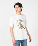 汗染み 目立ちにくい アニマル プリント Tシャツ ZERO STAIN ゼロステイン 防汚 UVカット 撥水 ❘ジーンズメイト公式オンラインショップ