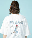 【UNIIT × RED CAP GIRL】 バック プリント ビッグ Tシャツ