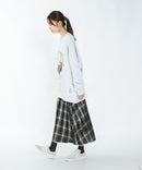 フトプリーツ チェックフレア スカート C-FORT POINT